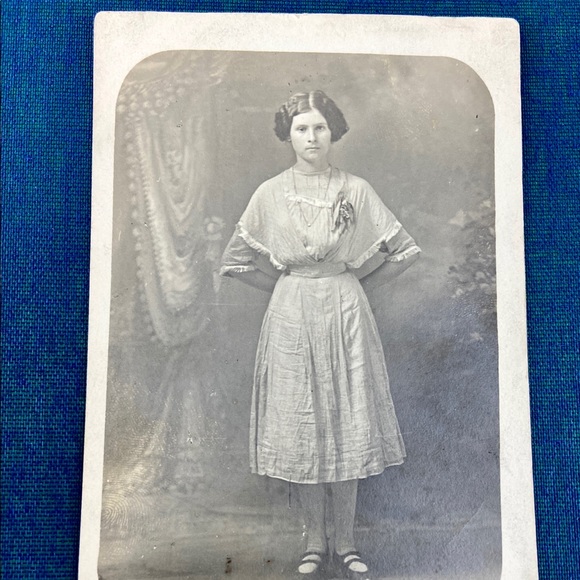 Antique Real Photograph Postcards Set of 3 Fashionable Lady Portraits - Picture 6 of 16